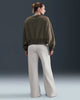 Womens Nike Pheonix Fleece Pant Wide Leg - Cream