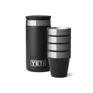 Yeti Shot Glasses & Case - Black