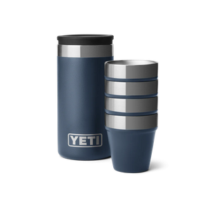 Yeti Shot Glasses & Case - Navy