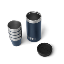 Load image into Gallery viewer, Yeti Shot Glasses &amp; Case - Navy
