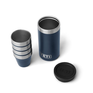 Yeti Shot Glasses & Case - Navy