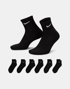 Nike Everyday Cushion Ankle 6pk - Black