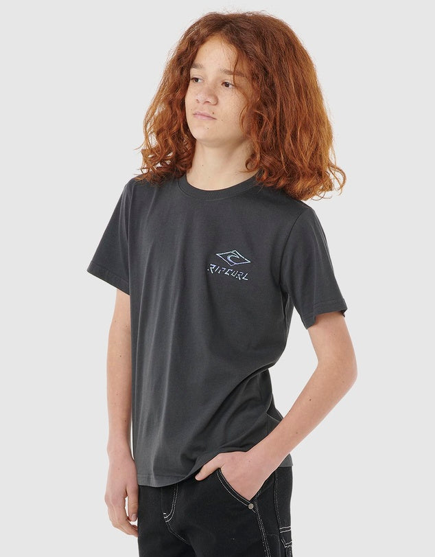 Tropic Daze Art Tee - Washed Black