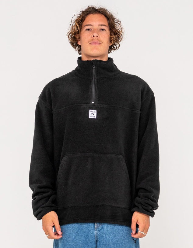 Core Division Polar Fleece Quarter Zip - Black