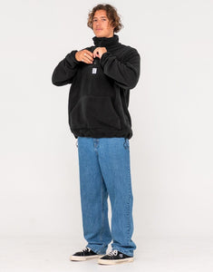 Core Division Polar Fleece Quarter Zip - Black