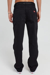 Relaxed Fit Carpenter Jean - Rinsed Black