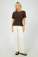 Load image into Gallery viewer, Lipa Ruched Top - Brown

