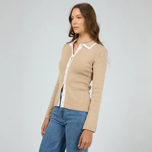 Minnie Knit Top - Stone
