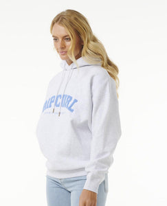Varsity Hoodie - Grey Marle/Mid Blue