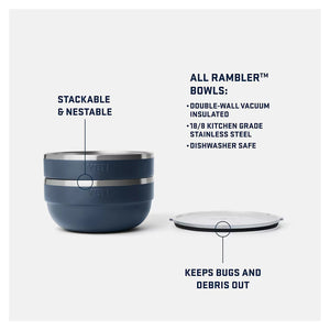 Rambler 4.5 QT Bowl - Navy