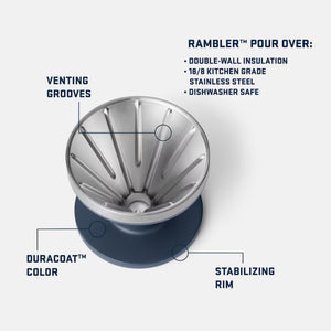 Rambler Pour Over - Navy