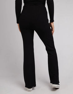 All About Eve Rib Pants - Black