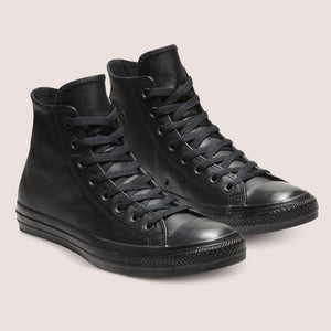 Chuck Taylor All Star Leather High - Mono Black