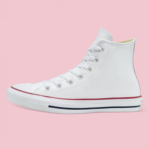 Chuck Taylor All Star Leather High - White