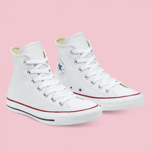 Chuck Taylor All Star Leather High - White