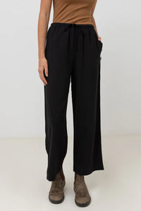 Classic Drawstring Pant - Black