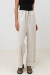 Classic Drawstring Pant - Oat