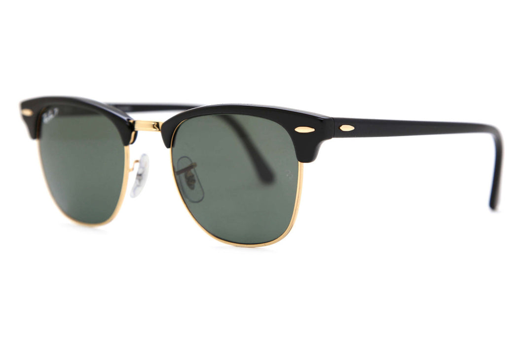 Clubmaster Black G-15 Green Polarized