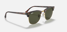 Load image into Gallery viewer, Clubmaster Mock Tortoise Arista G-15 Green
