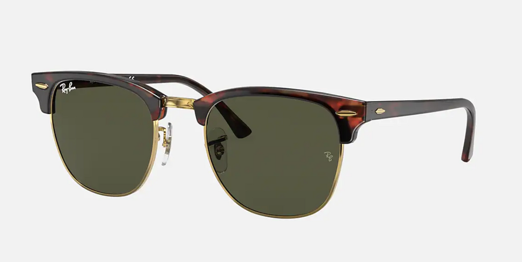 Clubmaster Mock Tortoise Arista G-15 Green