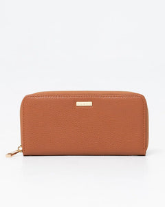 Essence Zip Around Wallet - Tan