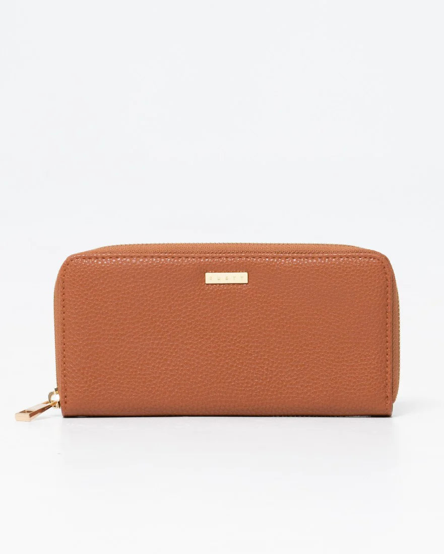 Essence Zip Around Wallet - Tan