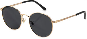 Heidi - Brushed Gold Dark Grey Lens