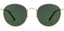 Load image into Gallery viewer, Heidi - Brushed Gold Green Lens
