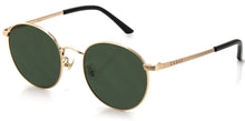 Load image into Gallery viewer, Heidi - Brushed Gold Green Lens
