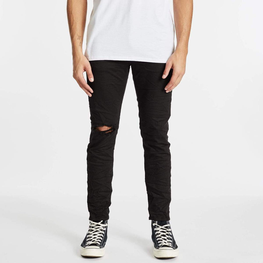 K2 Skinny Fit Jean - Destroyed Black