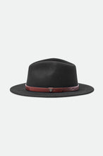 Load image into Gallery viewer, Messer Fedora Wool Felt Hat - Black
