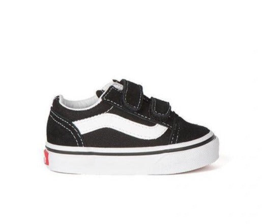 Old Skool V - Black White Toddler