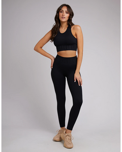 Remi Rib Legging - Black