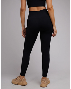 Remi Rib Legging - Black