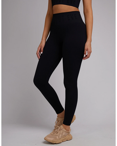 Remi Rib Legging - Black