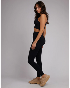 Remi Rib Legging - Black