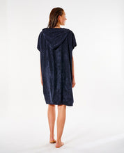 Load image into Gallery viewer, Script Hooded Towel - Black
