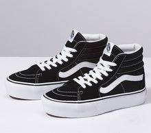 Load image into Gallery viewer, Sk8 - HI Platform 2.0 -  Black/ True White
