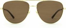 Load image into Gallery viewer, Solana - Gloss Gold Metal Brown Polar Lens
