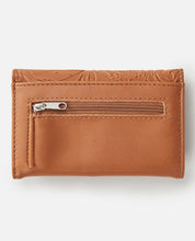 Load image into Gallery viewer, Sun rays Mid Wallet - Brown
