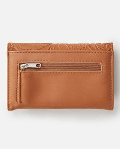 Sun rays Mid Wallet - Brown