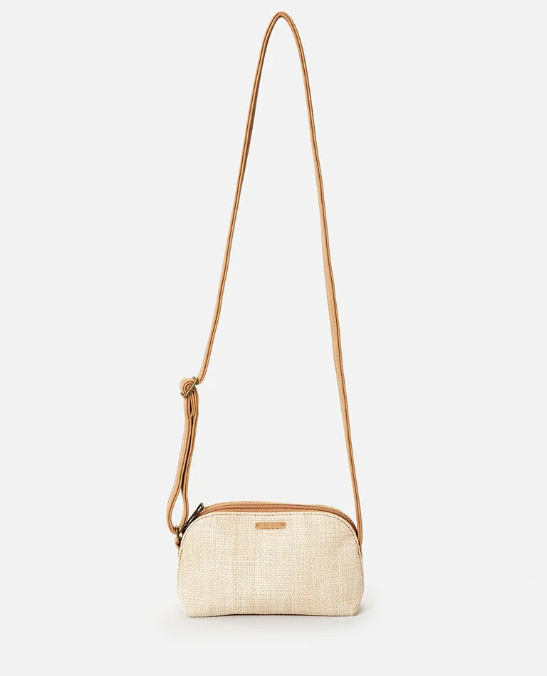 Sunset Palms Shoulder Bag - Natural