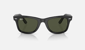 Wayfarer Black - Green Bio-acetate