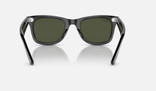 Load image into Gallery viewer, Wayfarer Black - Green Bio-acetate
