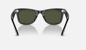 Wayfarer Black - Green Bio-acetate